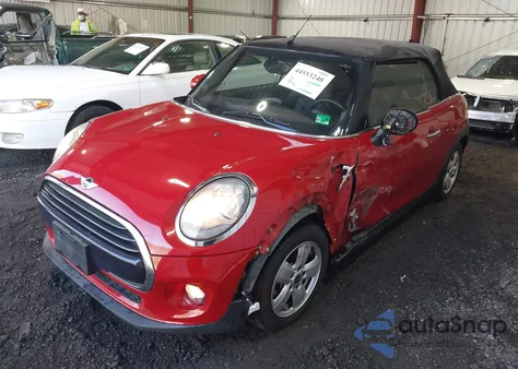2016 Mini Convertible Cooper z USA, uszkodzony, nr VIN WMWWG5C53G3A83068